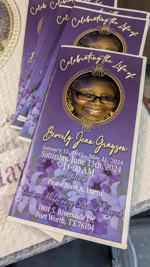 Memorial TriFold Programs