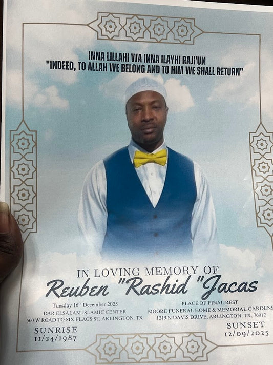 Memorial Booklet