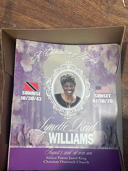 Memorial Booklet